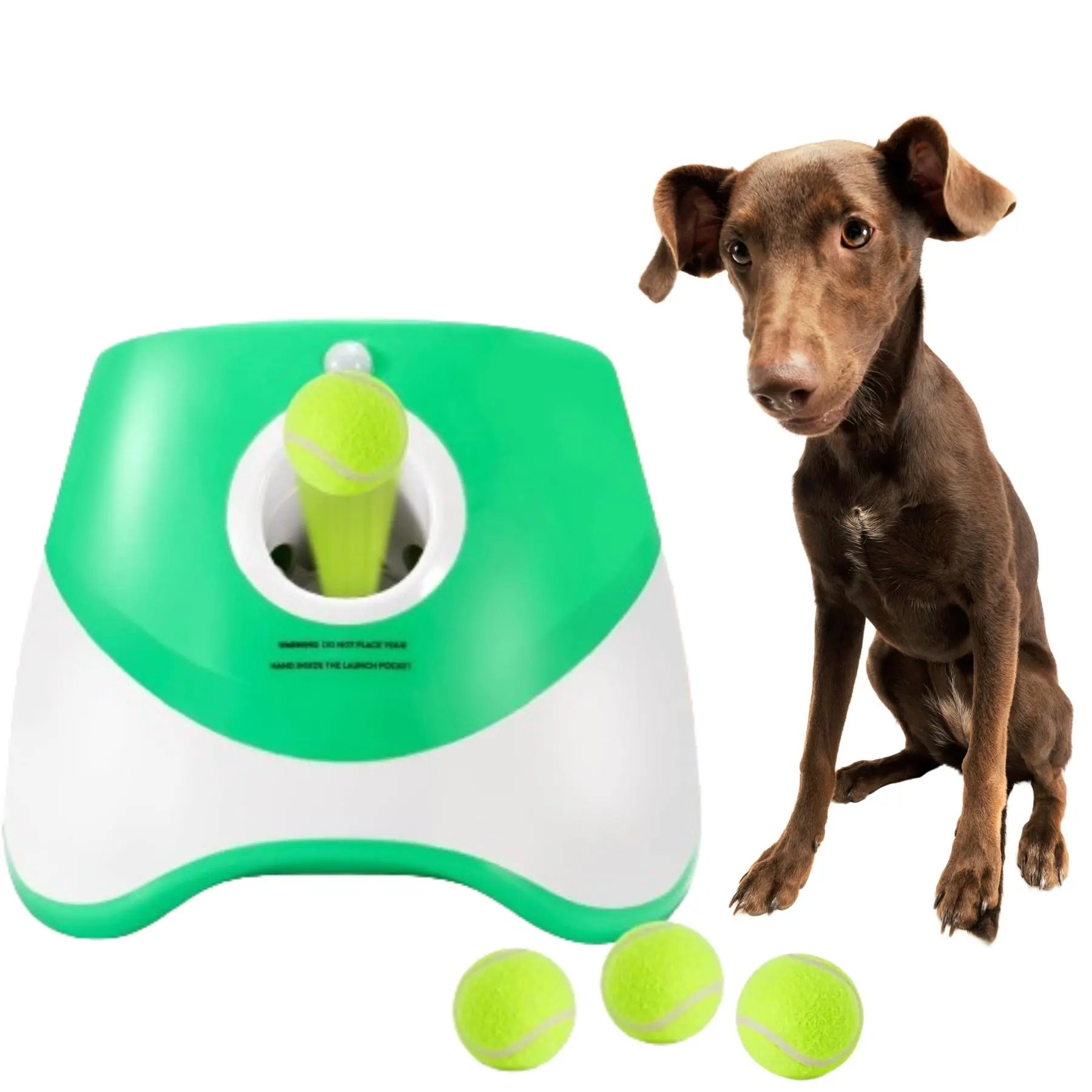 3 Mode Adjustable Pet Toy with Tennis Balls